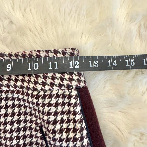 Zara Houndstooth Clueless Schoolgirl Wool Mini Skirt XS - Picture 8 of 10